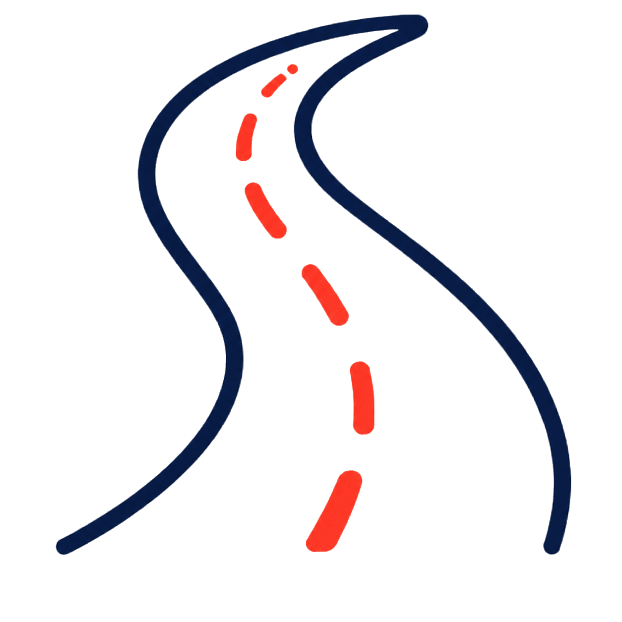 Road transfer icon